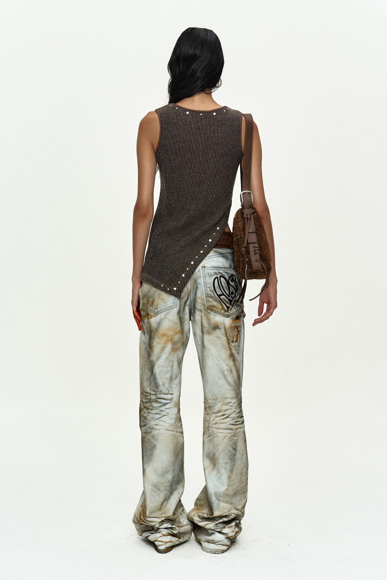 Andersson Bell - Spray Bootscut Jeans (Sky Blue) product image 3 | TRAB K-Fashion Australia