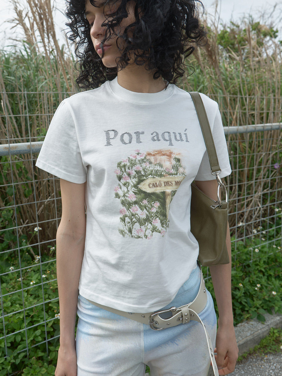 Kijun - Por Aqui Tee (Off-White) product image 2 | TRAB K-Fashion Australia