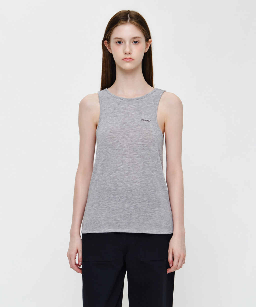 Marithe & Francois Girbaud - Henley Neck Layered Long Sleeve Tee (Navy) product image 6 | TRAB K-Fashion Australia