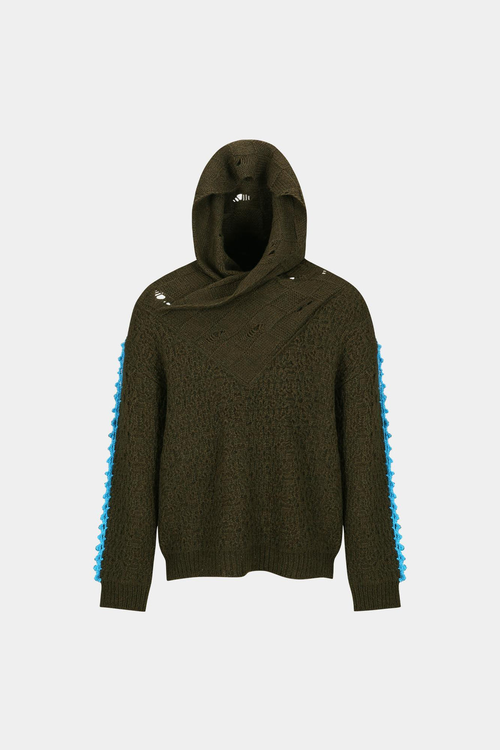Andersson Bell - Arelin Shawl Layered Sweater (Khaki) product image 8 | TRAB K-Fashion Australia