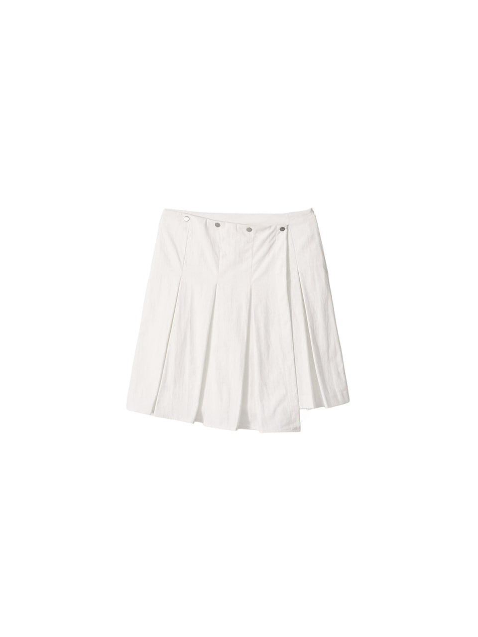 Kijun - Pleated Wrap Skirt (Off-White) product image 9 | TRAB K-Fashion Australia