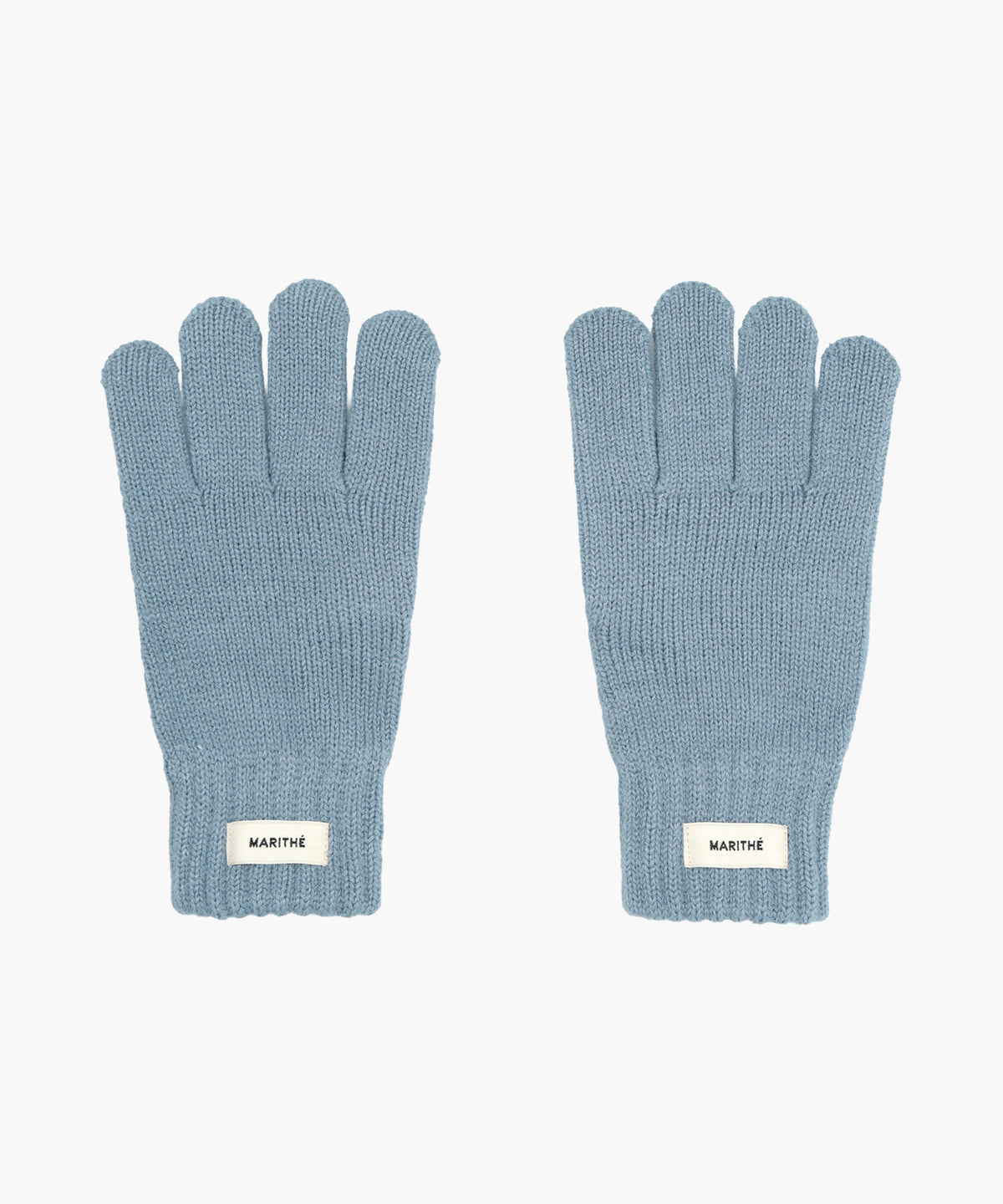 Marithe & Francois Girbaud - Regular Logo Muffler & Glove Set (Light Blue) product image 5 | TRAB K-Fashion Australia