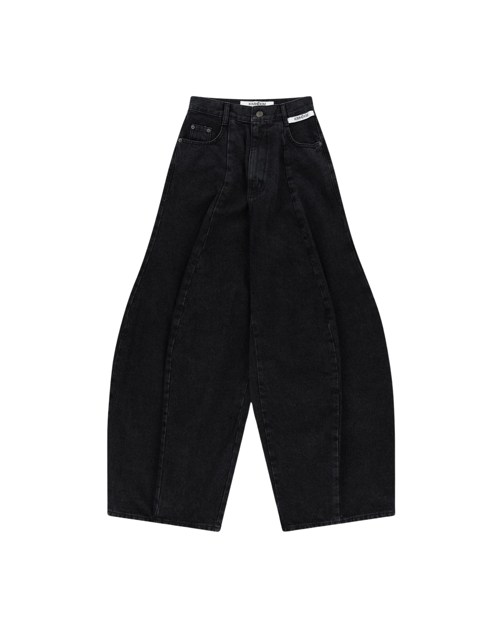 Kimhe Kim - Balloon Fit Jeans (Black) product image 1 | TRAB K-Fashion Australia