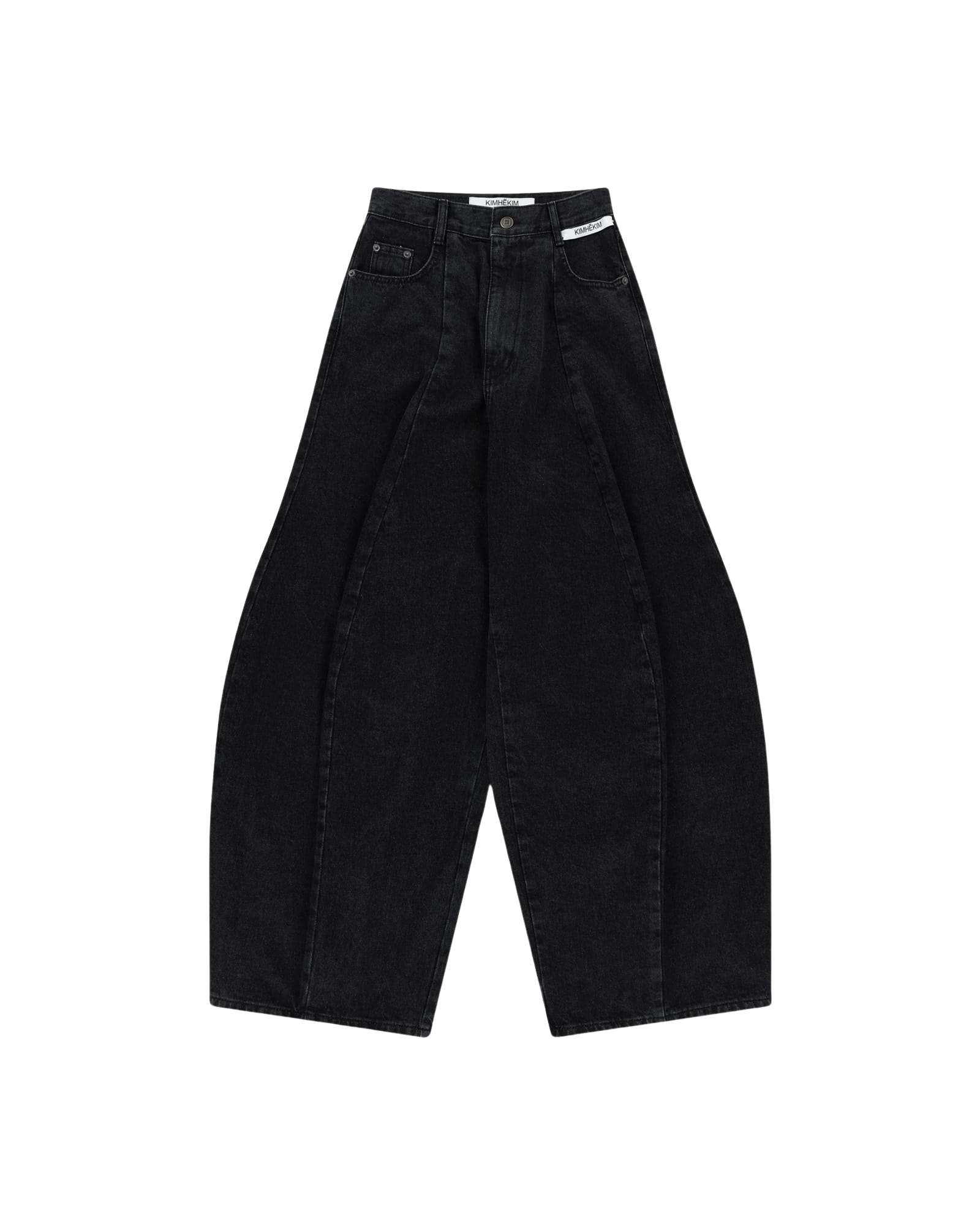 Kimhe Kim - Balloon Fit Jeans (Black) product image 1 | TRAB K-Fashion Australia