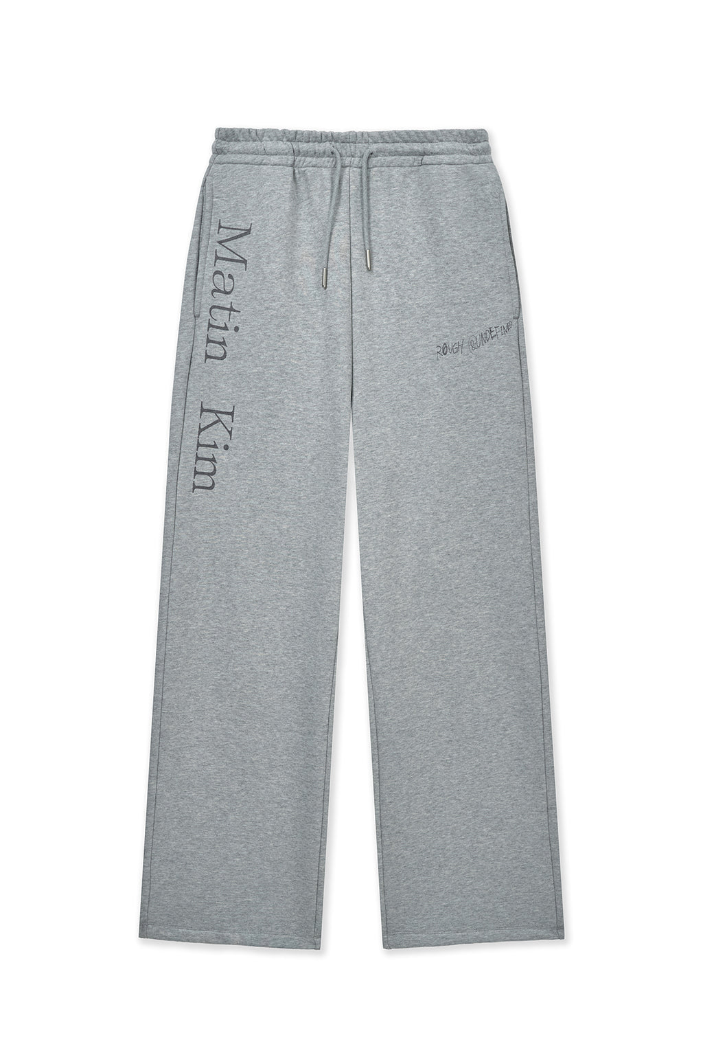Matin Kim - Essential Logo Sweatpants (Grey) product image 1 | TRAB K-Fashion Australia