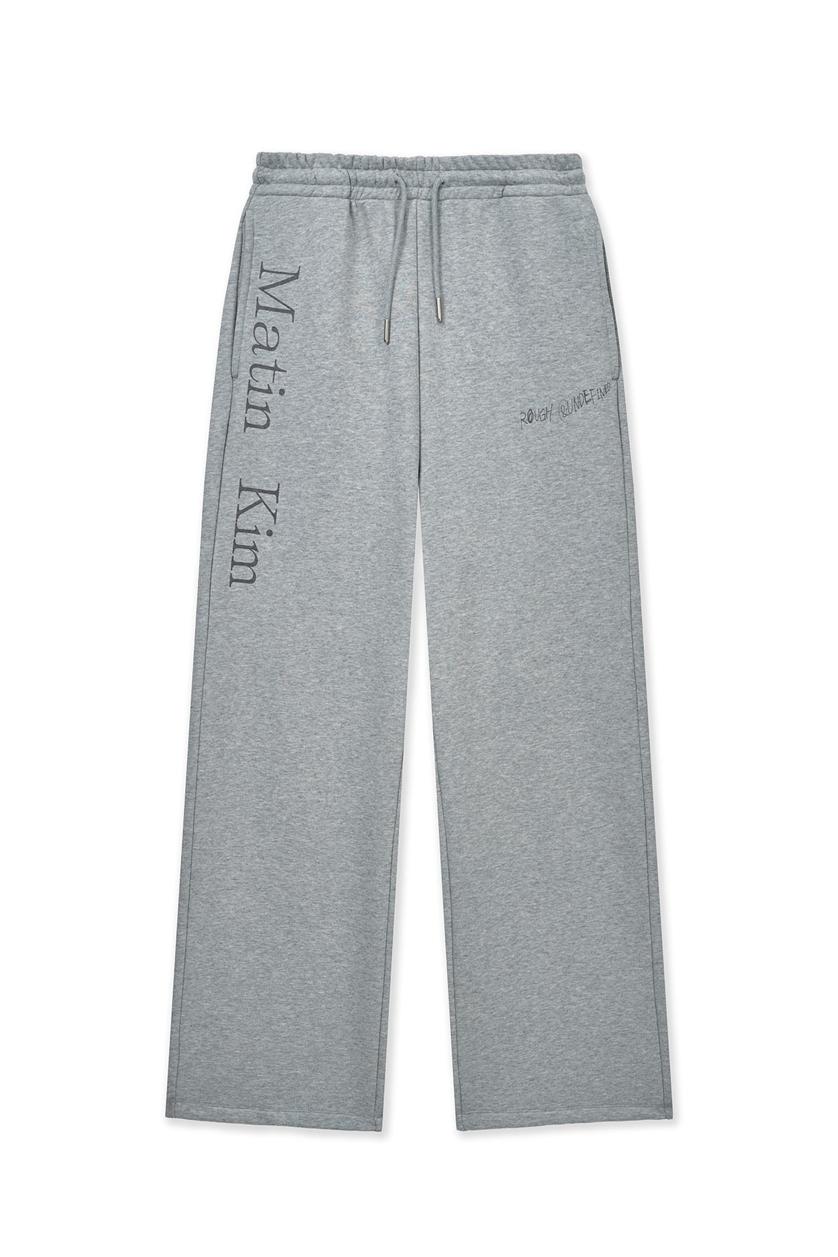 Matin Kim - Essential Logo Sweatpants (Grey) product image 1 | TRAB K-Fashion Australia