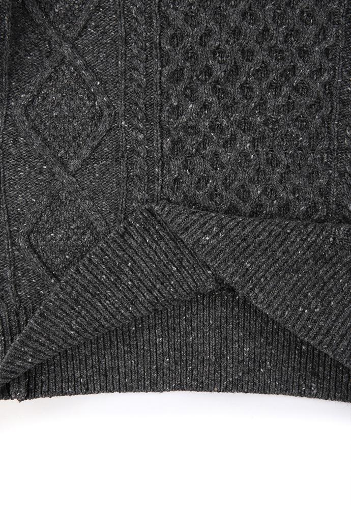 Art if acts - Fisherman Cable Sweater (Charcoal) product image 12 | TRAB K-Fashion Australia