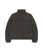 Coyseio - Cozy Sweat Down Jacket (Melange Brown) product image 1 | TRAB K-Fashion Australia