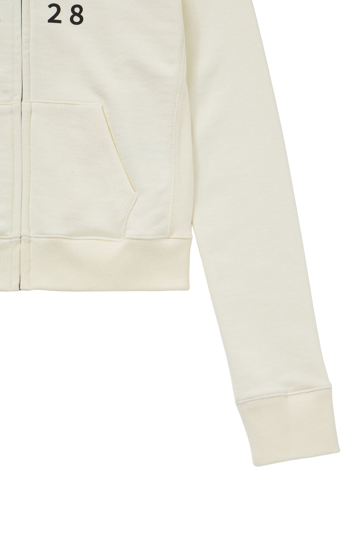 Deinet - Content Slim Hood Zip - Up (Ivory) product image 5 | TRAB K-Fashion Australia