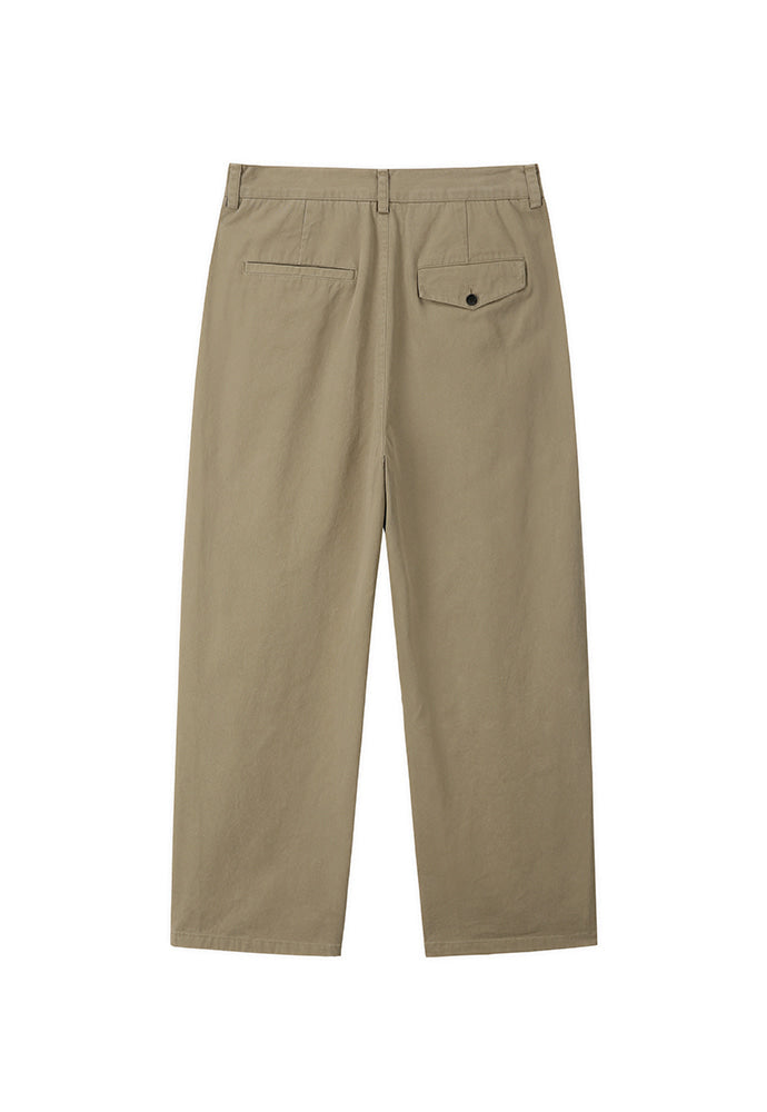 Art if acts - One Tuck Chino Pants (Beige) product image 7 | TRAB K-Fashion Australia