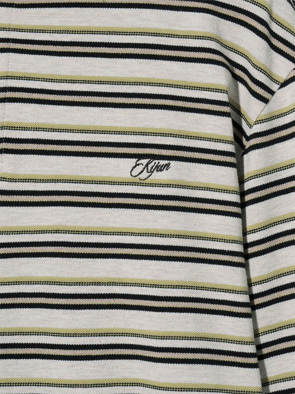 Kijun - Fresh Border Pique Polo (Brown) product image 11 | TRAB K-Fashion Australia