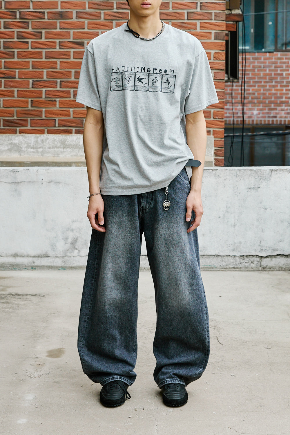 Hatchingroom - Curve Jeans Dragon Wing Ash (Grey) product image 10 | TRAB K-Fashion Australia