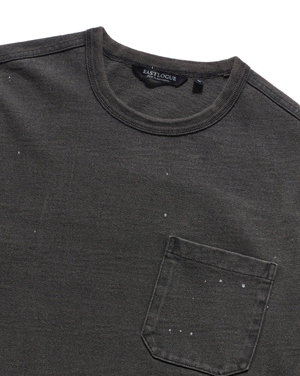 Eastlogue - Naval Embroidery L.s T-shirts (Washed Black) product image 7 | TRAB K-Fashion Australia