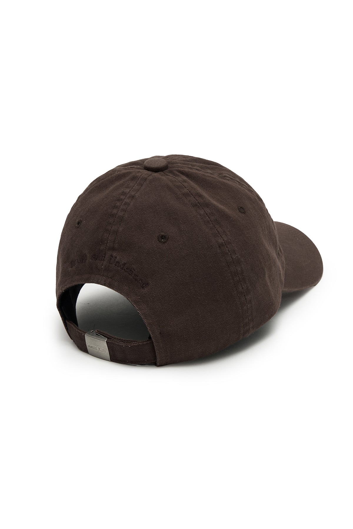 Matin Kim - Matin Logo Washed Ball Cap (Brown) product image 4 | TRAB K-Fashion Australia