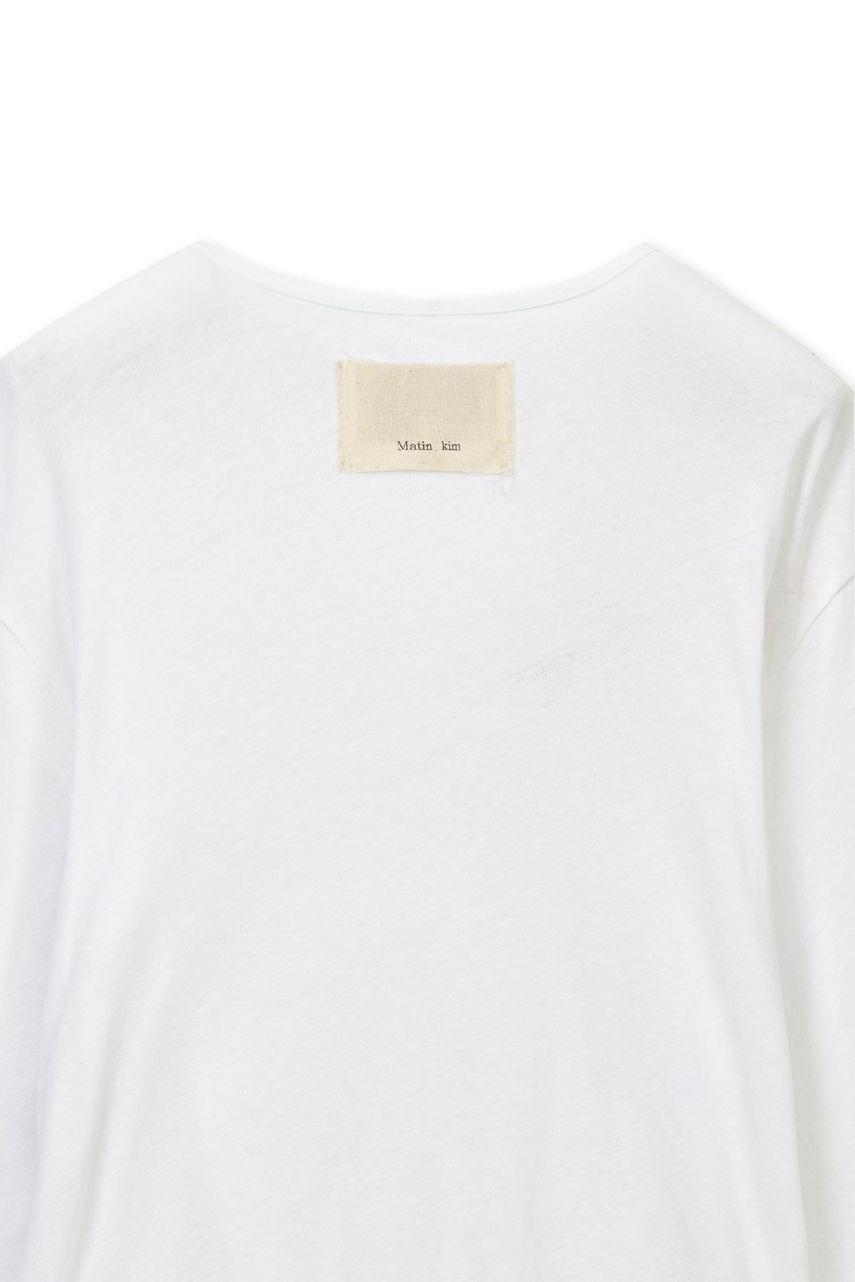 Matin Kim - Tied Drapery Top (White) product image 4 | TRAB K-Fashion Australia