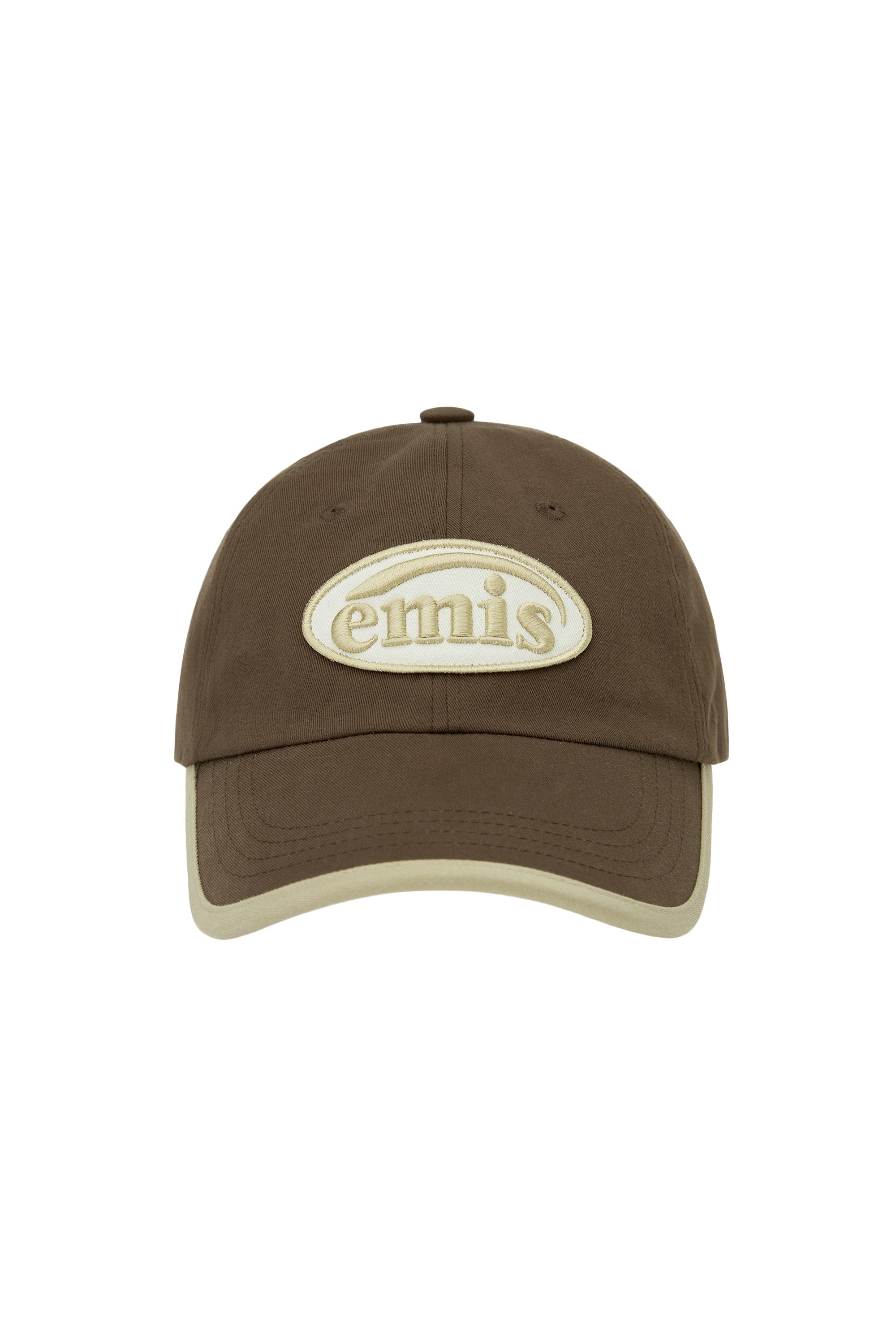 Emis - Beige Trimming Ball Cap (Brown) product image 1 | TRAB K-Fashion Australia