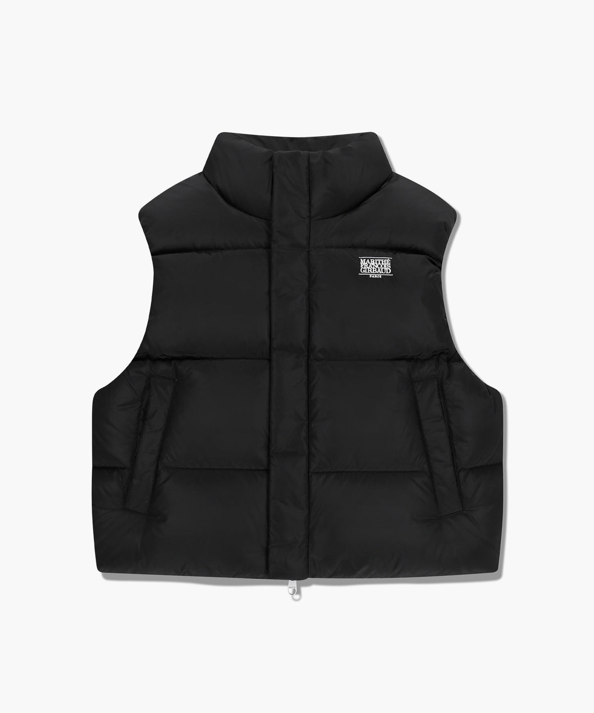 Marithe & Francois Girbaud - Classic Logo Crop Down Vest (Black) product image 6 | TRAB K-Fashion Australia