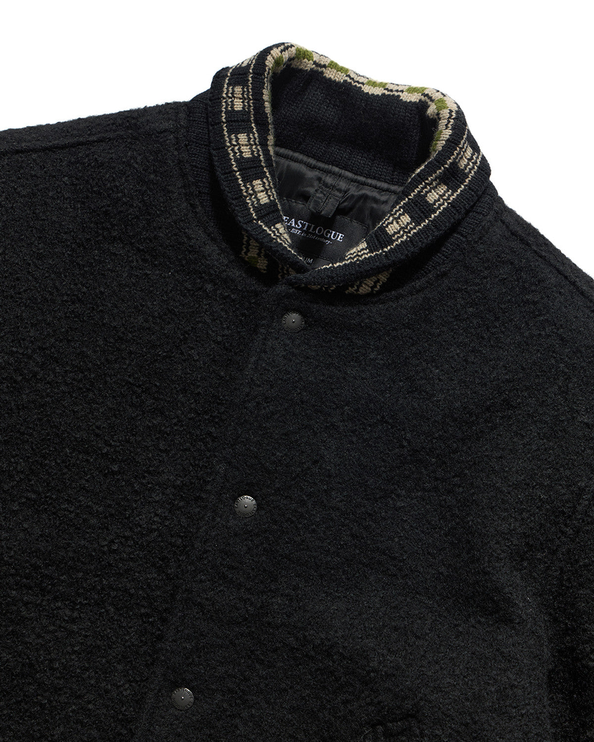 Eastlogue - Teddy Blouson Jumper (Ashed Black) product image 3 | TRAB K-Fashion Australia