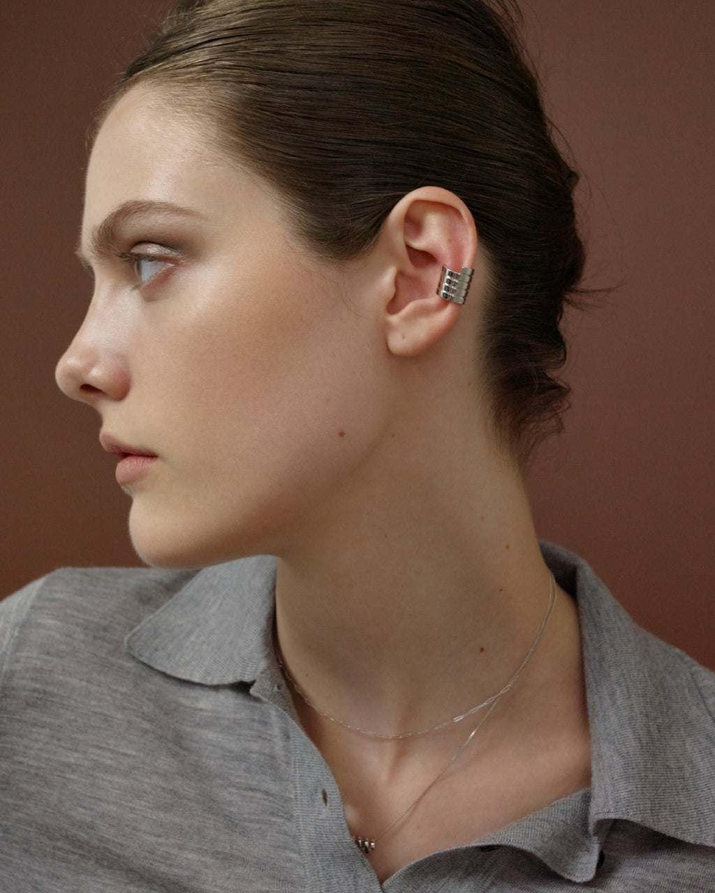 Numbering - Flat Coil Ear Cuff (4.25 turns) #4302 product image 1 | TRAB K-Fashion Australia