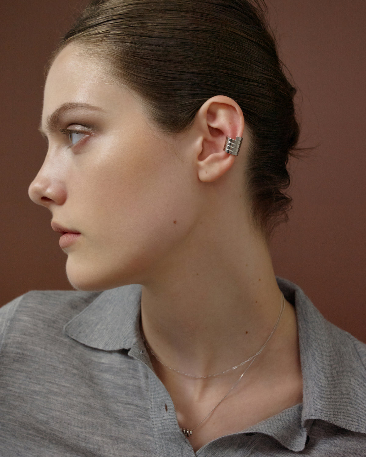 Numbering - Flat Coil Ear Cuff (4.25 turns) #4302 product image 1 | TRAB K-Fashion Australia