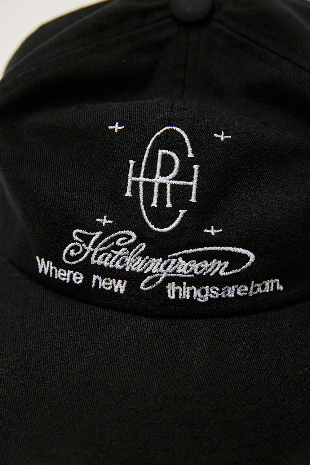 Hatchingroom - Logo Cap (Washed Black) product image 4 | TRAB K-Fashion Australia