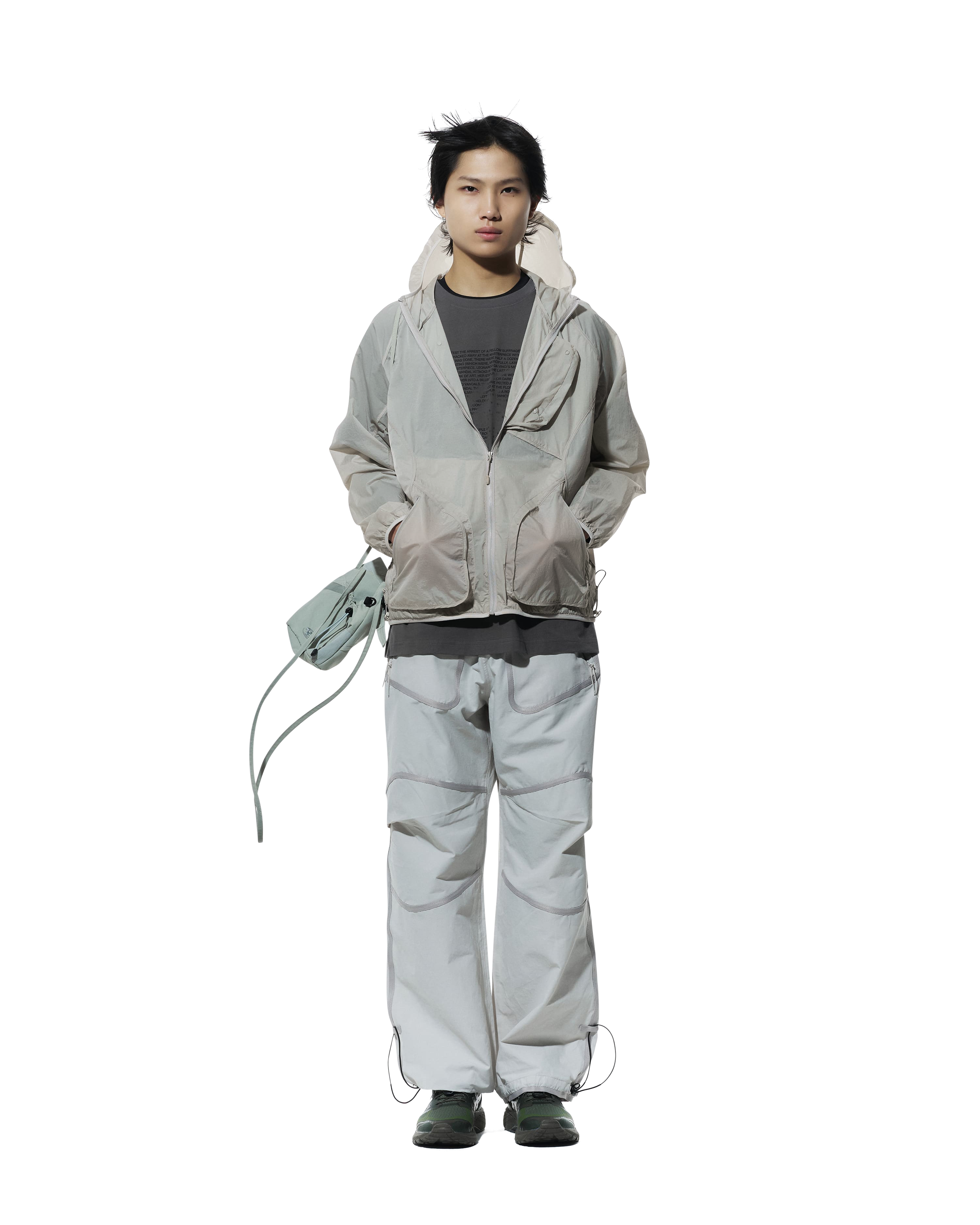 San San Gear - 3D Pocket Jacket (Light Grey) product image 1 | TRAB K-Fashion Australia