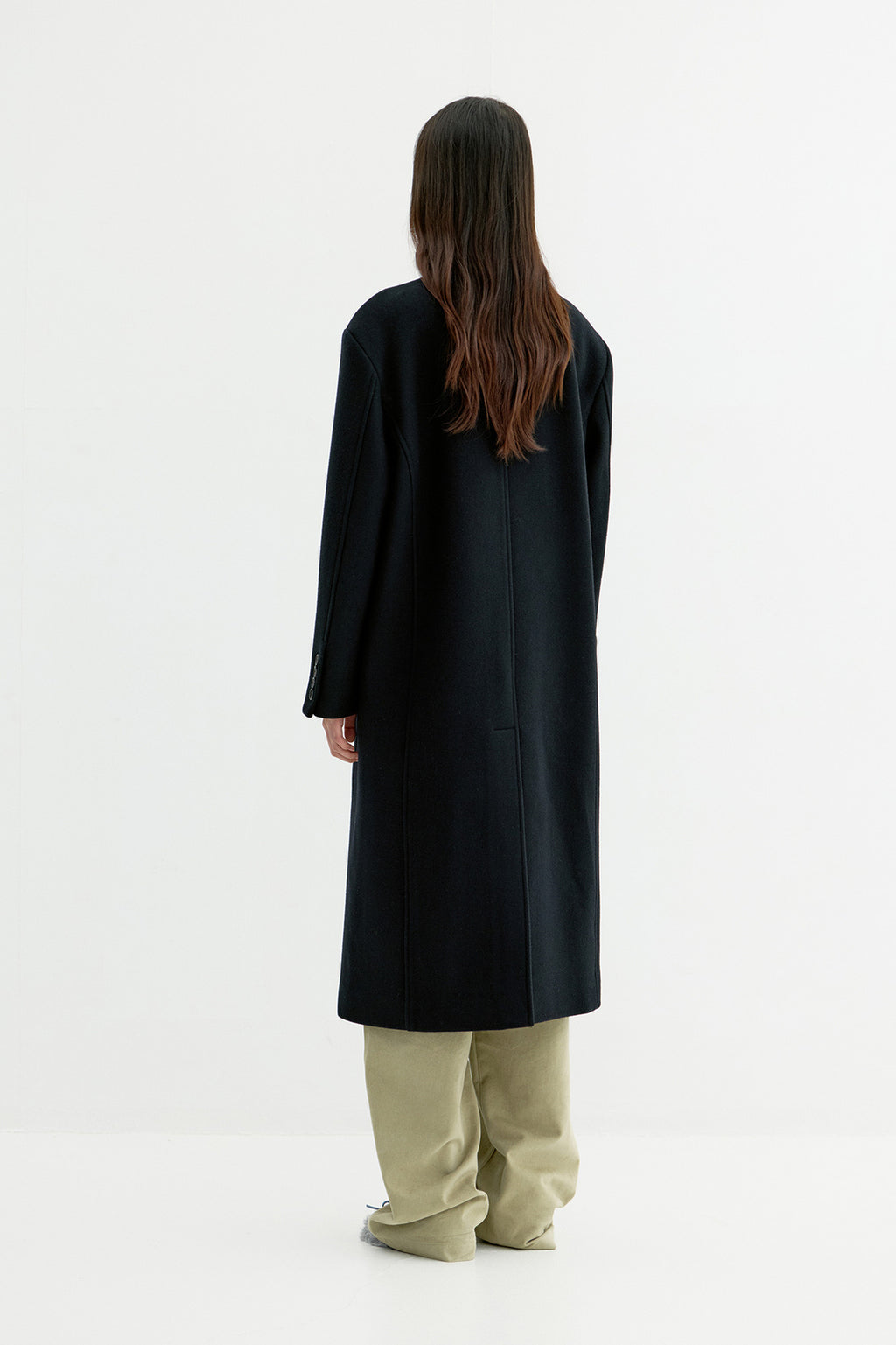 Coor - Wrap Front Coat (Black) product image 4 | TRAB K-Fashion Australia