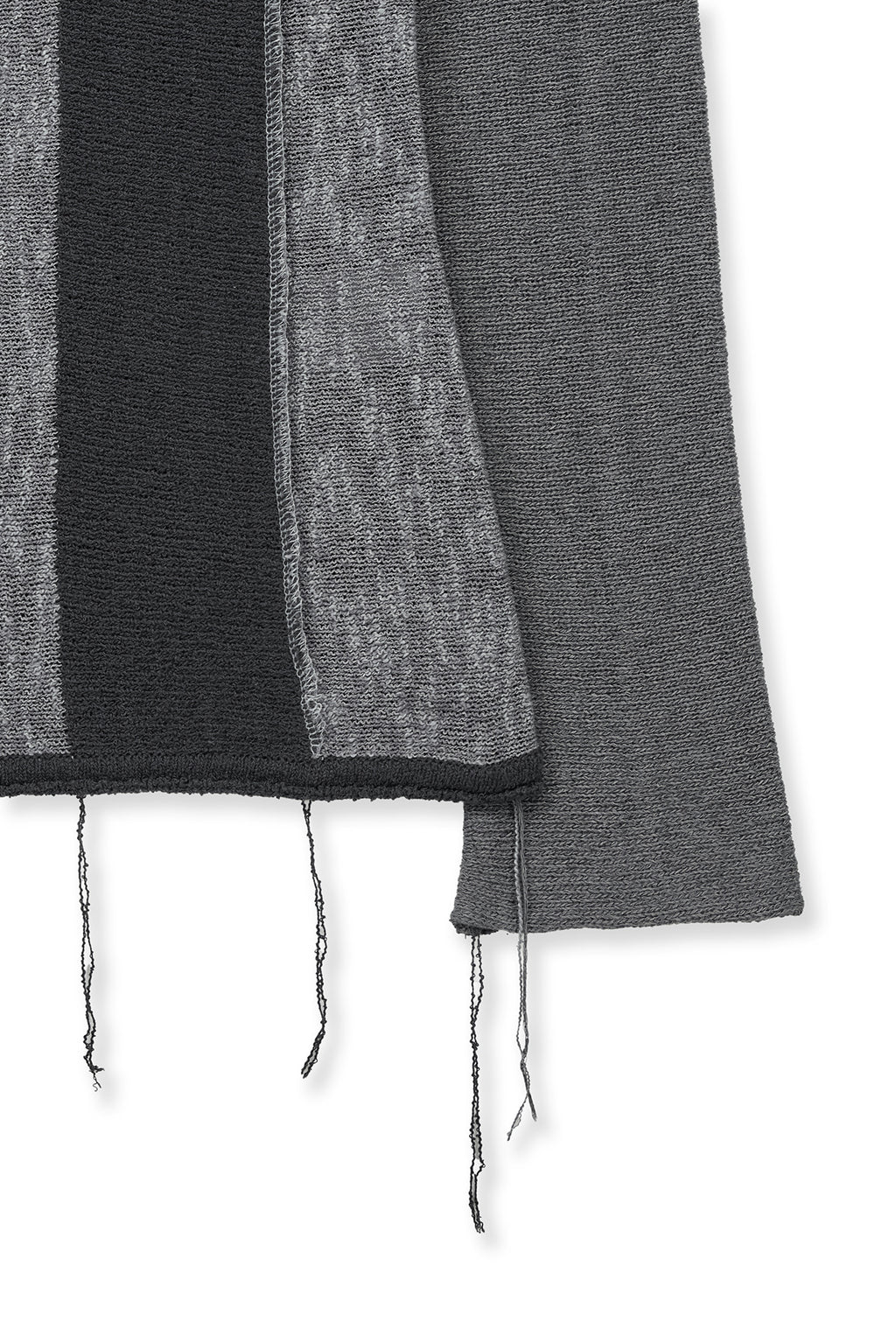 Matin Kim - Color Block Slim Knit Cardigan (Charcoal) product image 4 | TRAB K-Fashion Australia