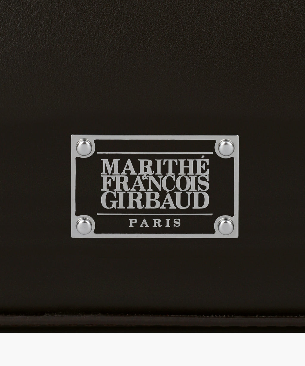 Marithe & Francois Girbaud - Classic Logo Square Cross Bag (Dark Brown) product image 5 | TRAB K-Fashion Australia