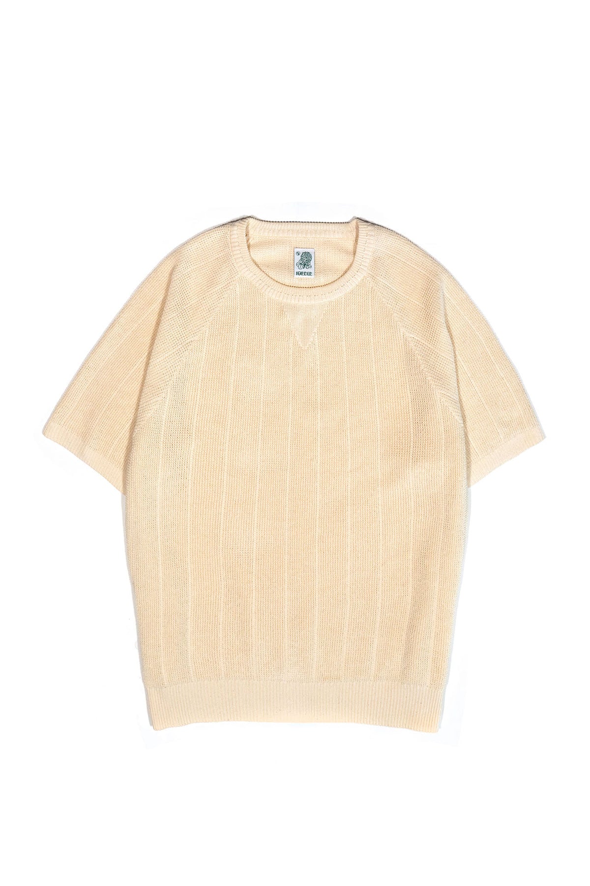 Ioedle - Waffle Raglan Short Sleeve Knit (Beige) product image 2 | TRAB K-Fashion Australia