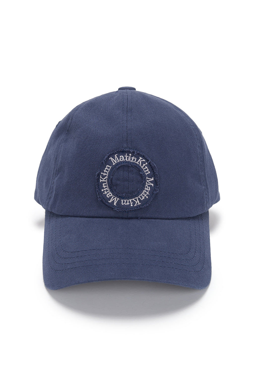 Matin Kim - Applique Circle Logo Ball Cap (Blue) product image 1 | TRAB K-Fashion Australia