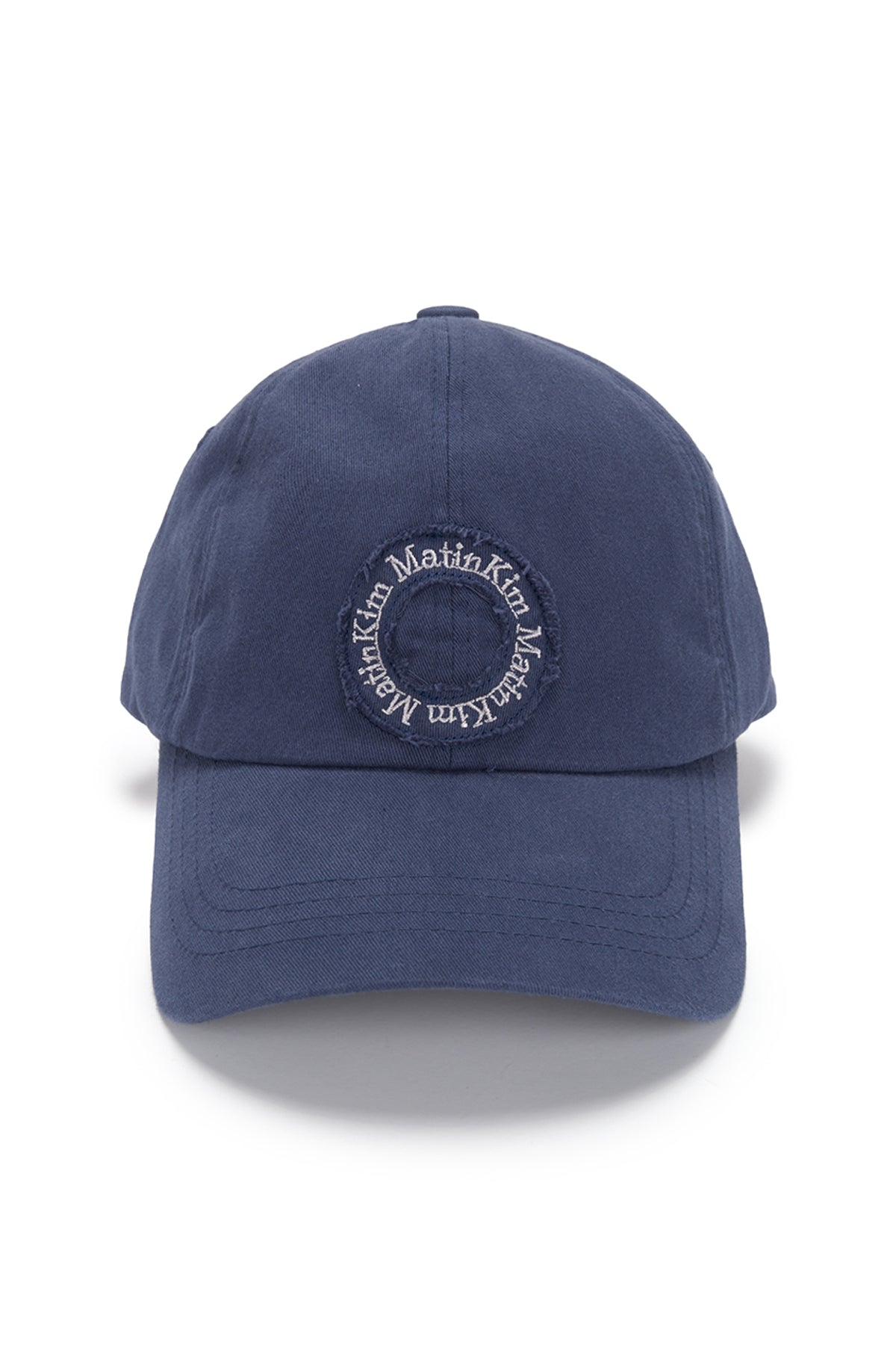 Matin Kim - Applique Circle Logo Ball Cap (Blue) product image 1 | TRAB K-Fashion Australia