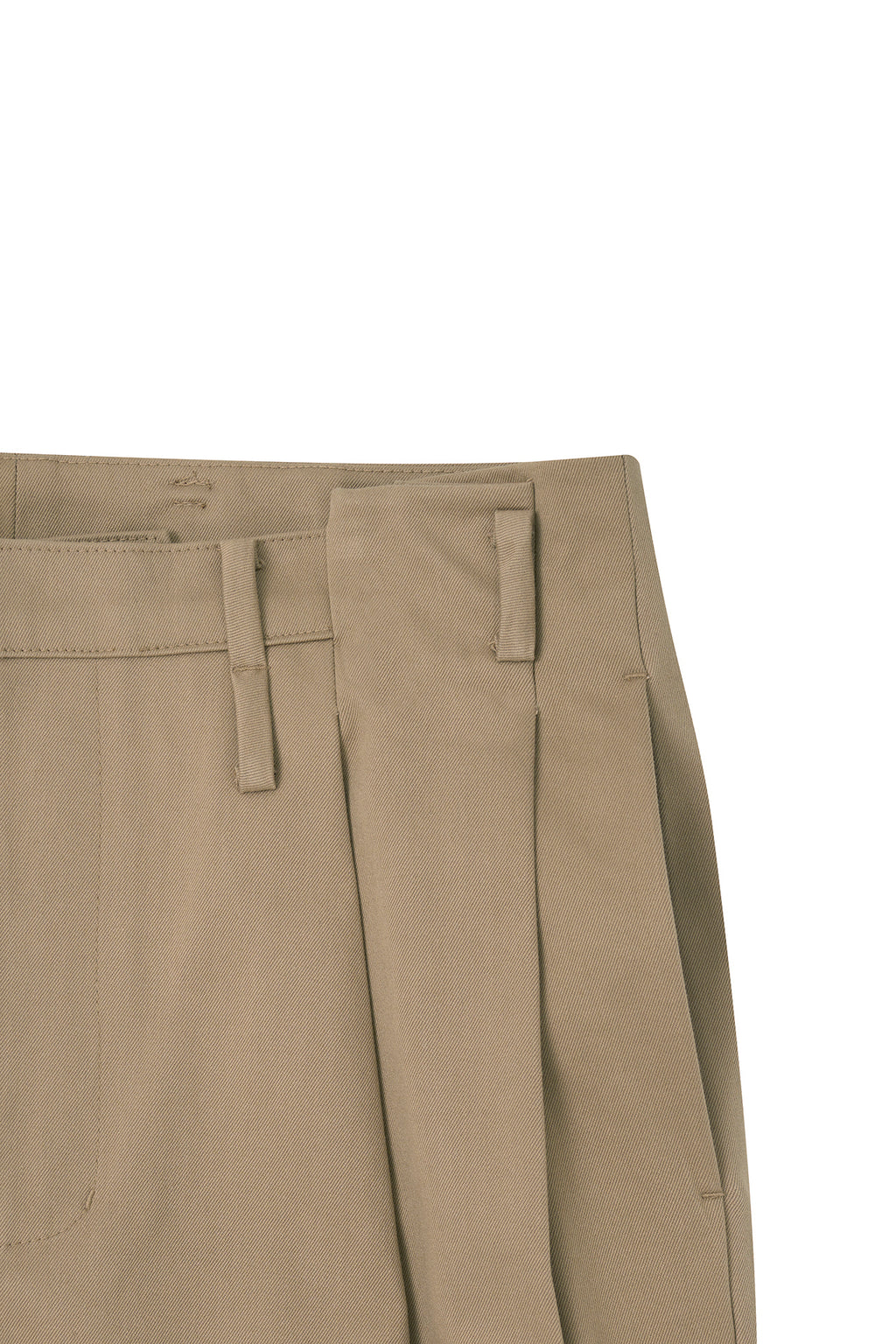 STU - Arch Pleat Cotton Pants (Beige) product image 17 | TRAB K-Fashion Australia