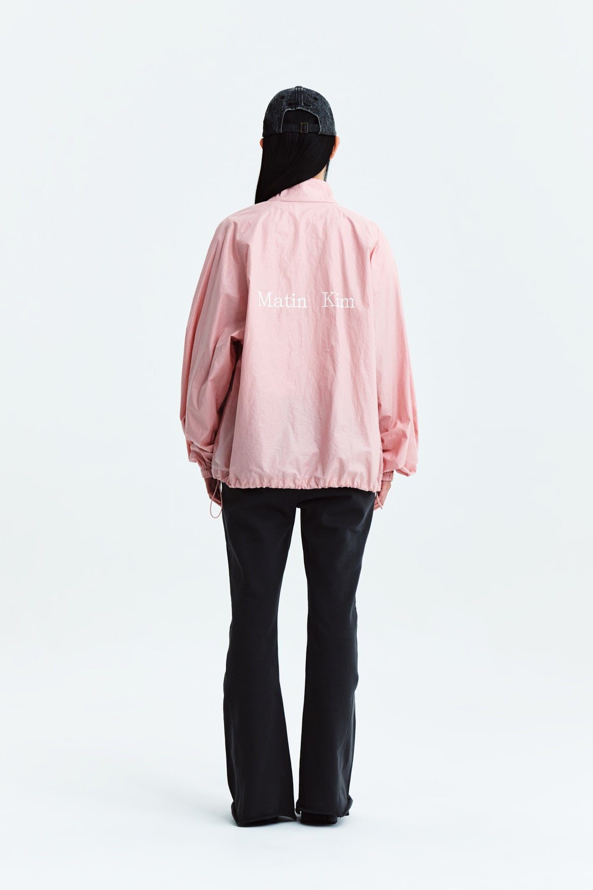 Matin Kim - Matin Kim Logo Coating Jumper (Pink) product image 8 | TRAB K-Fashion Australia