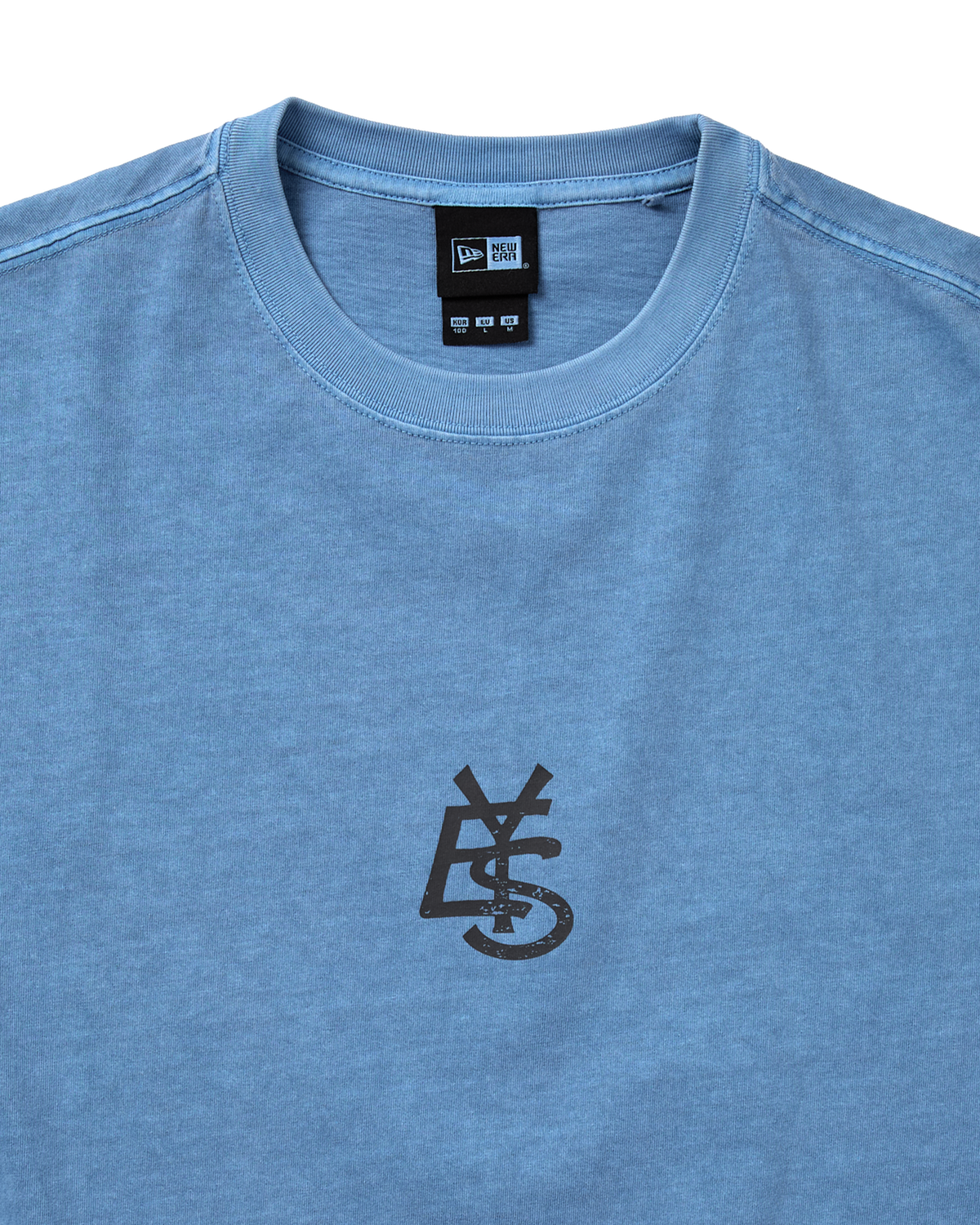 yeseyesee - YESEYESEE X NEWERA Dyed Arch Tee (Blue) product image 3 | TRAB K-Fashion Australia
