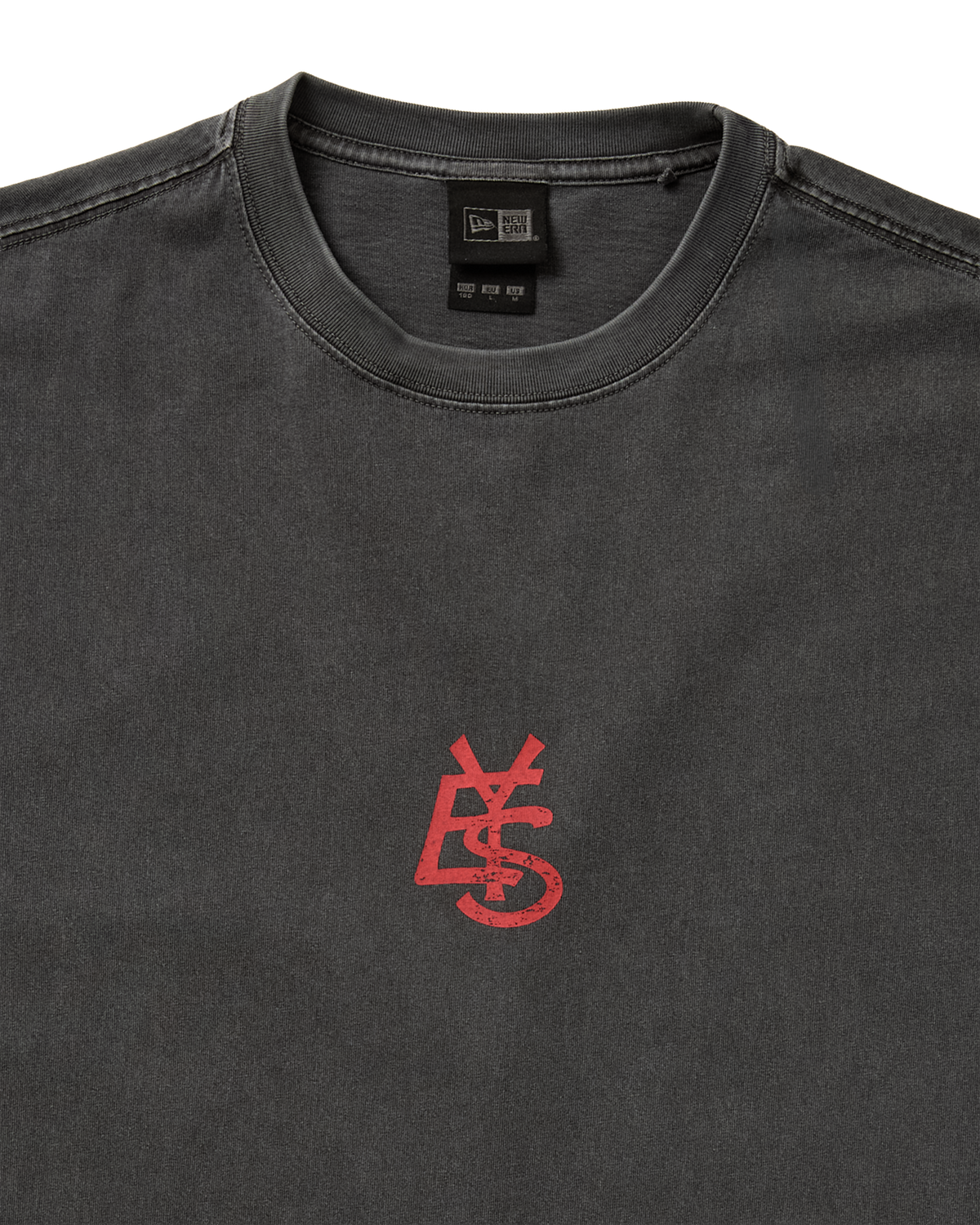 yeseyesee - YESEYESEE X NEWERA Dyed Arch Tee (Charcoal) product image 3 | TRAB K-Fashion Australia