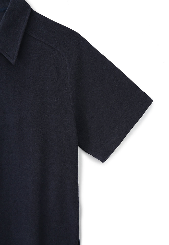 Art if acts - Terry Half Zip-up Shirt (Dark Navy) product image 9 | TRAB K-Fashion Australia