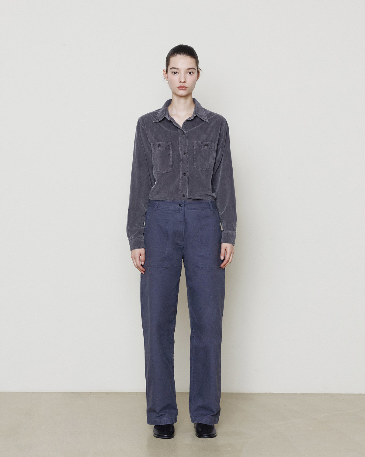 Brownyard - Wide Fatigue Pants (Washed Navy) product image 1 | TRAB K-Fashion Australia