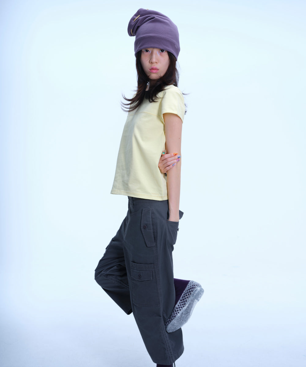 Coyseio - Capri Cargo Pants (Charcoal) product image 4 | TRAB K-Fashion Australia