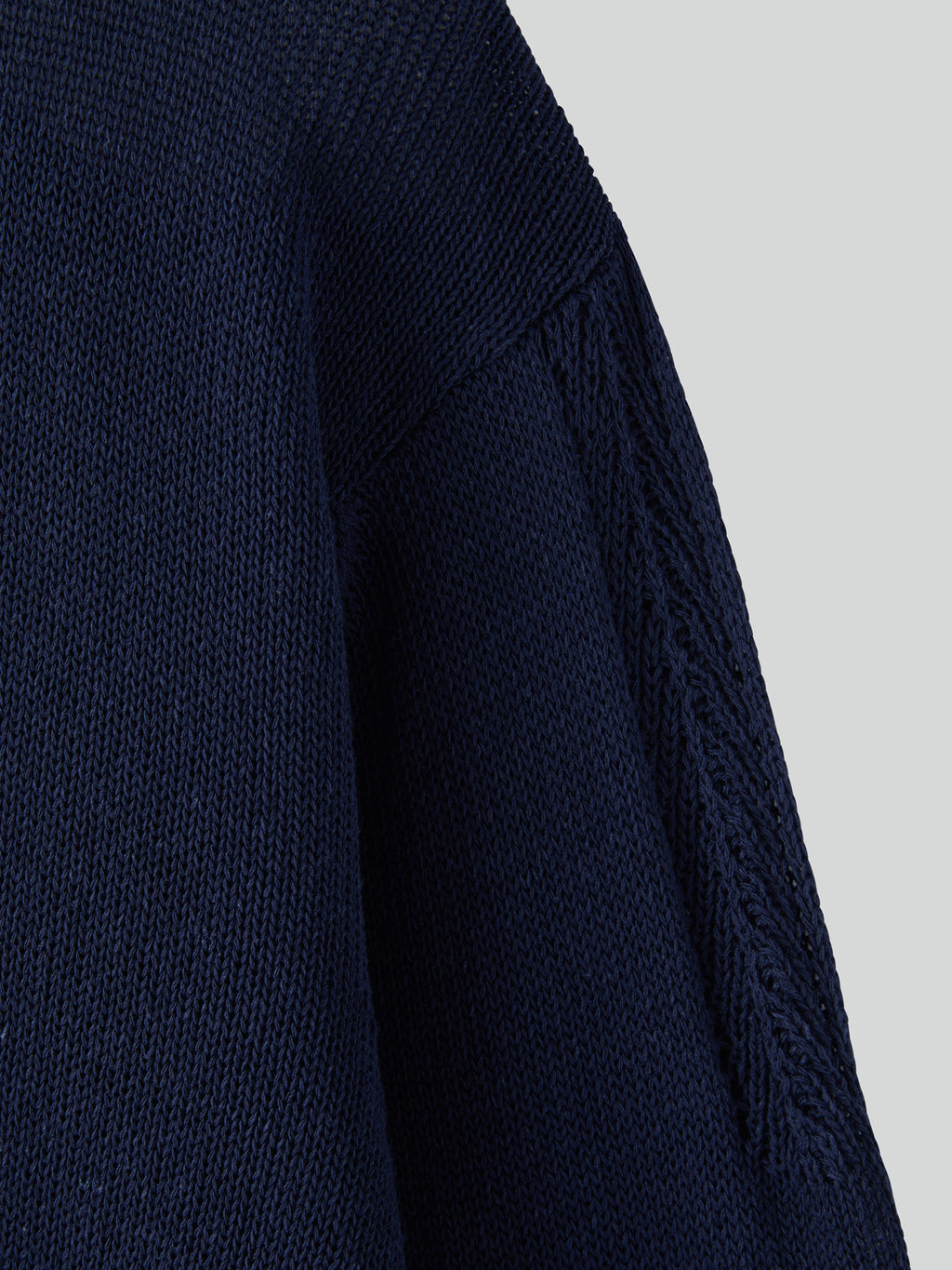 Recto - Waffle Collar Knit Top (Purple Blue) product image 4 | TRAB K-Fashion Australia