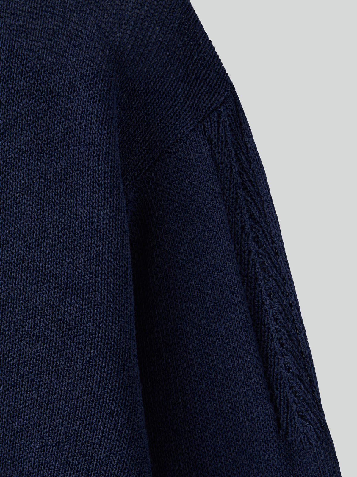Recto - Waffle Collar Knit Top (Purple Blue) product image 4 | TRAB K-Fashion Australia