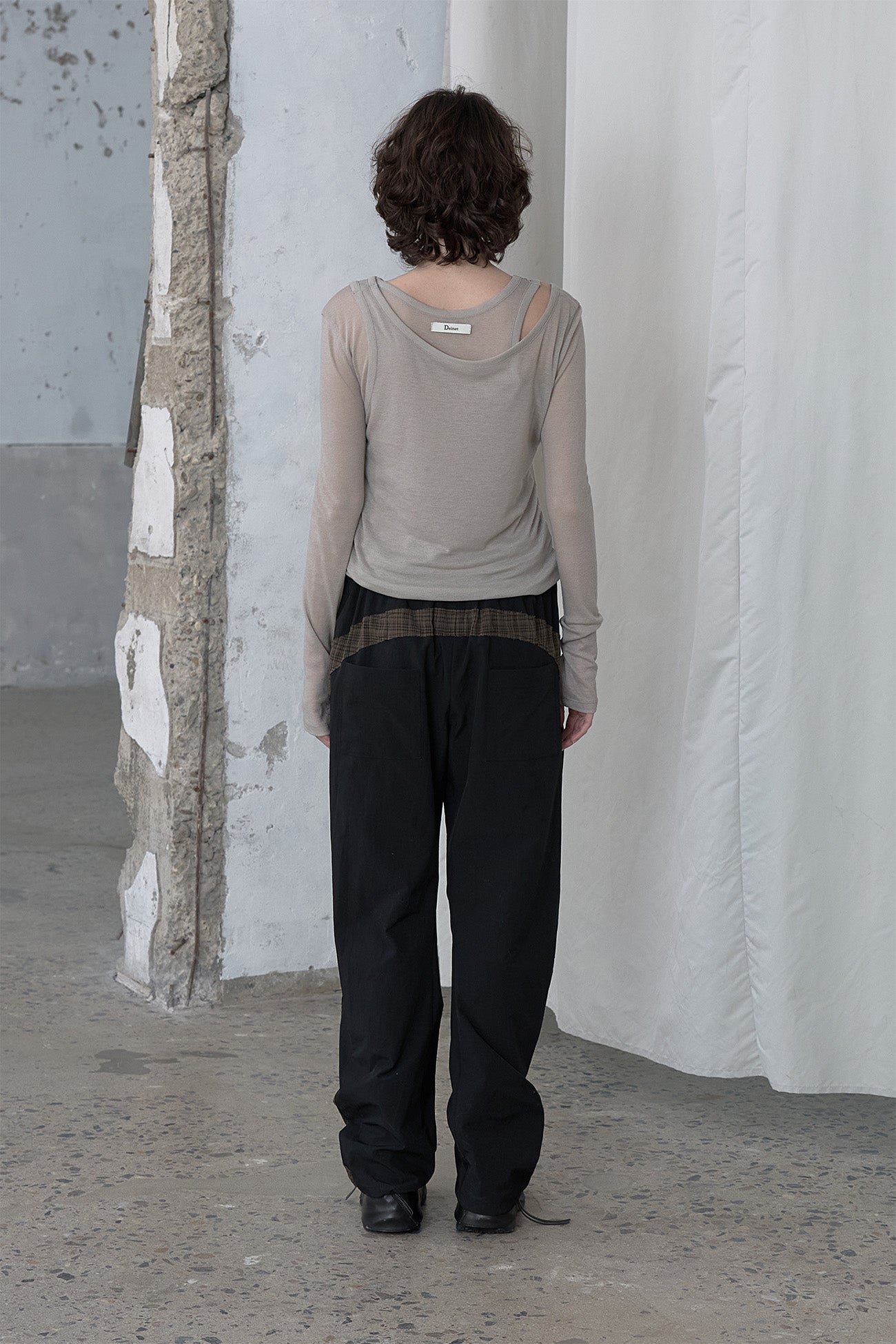 Deinet - Layered Long Sleeve (Grey) product image 3 | TRAB K-Fashion Australia