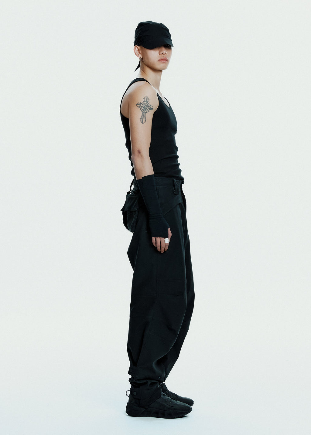 Hyein Seo - Biker Pants w/ Detachable Bag (Black) product image 6 | TRAB K-Fashion Australia