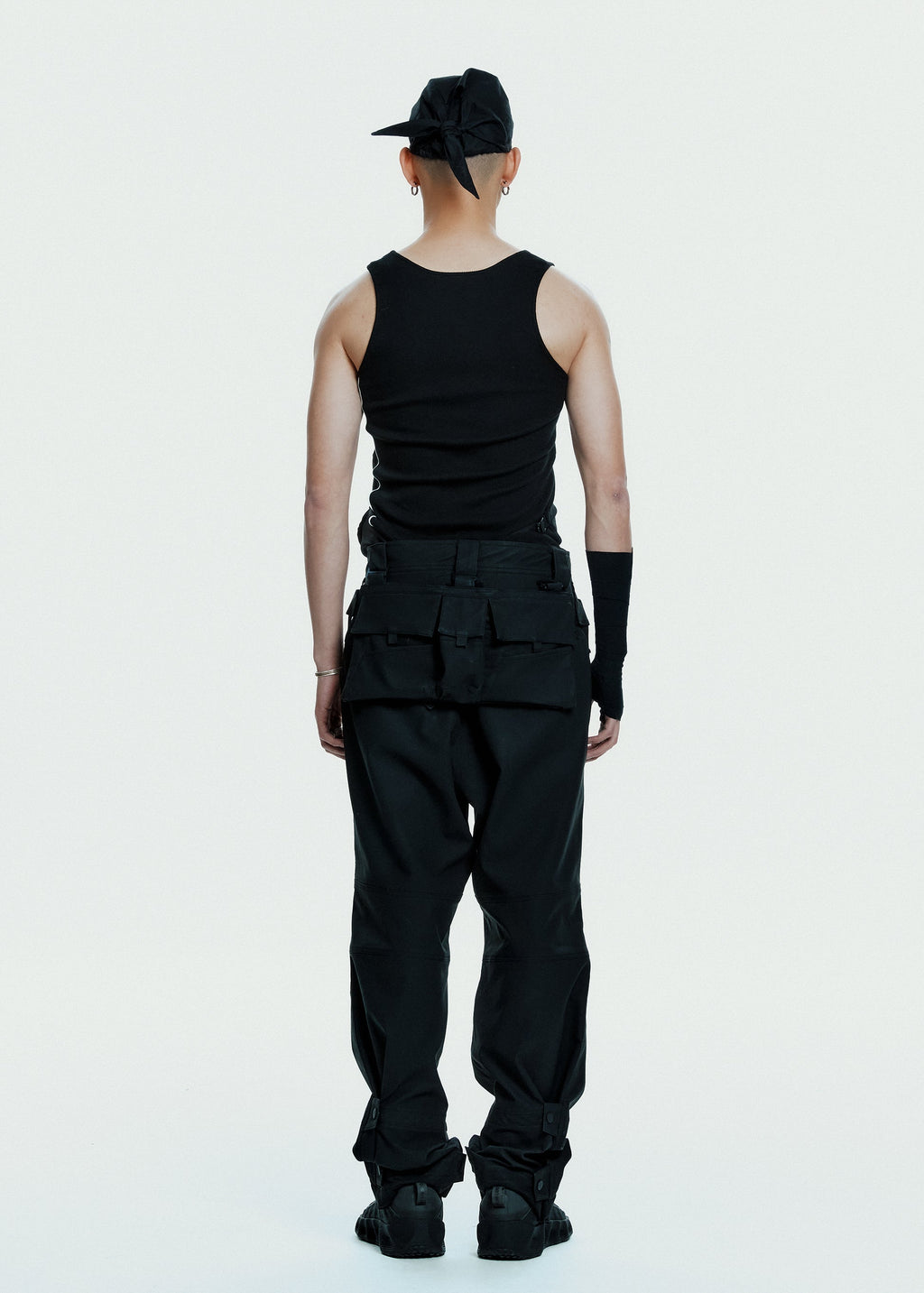 Hyein Seo - Biker Pants w/ Detachable Bag (Black) product image 7 | TRAB K-Fashion Australia