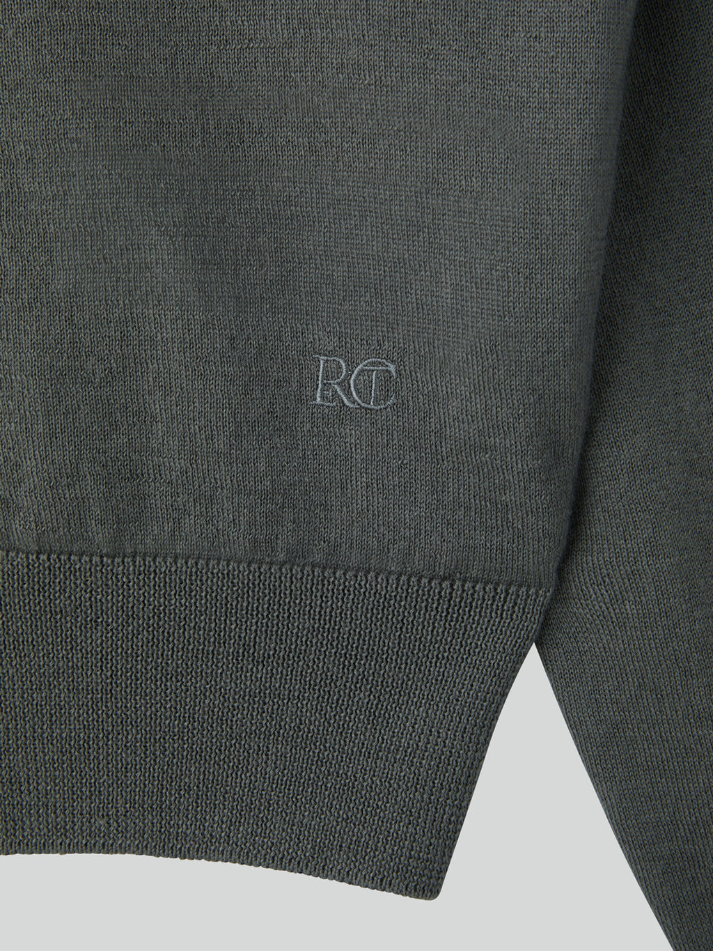 Recto - Silk-Cashmere Knit Cardigan (Midnight Grey) product image 7 | TRAB K-Fashion Australia