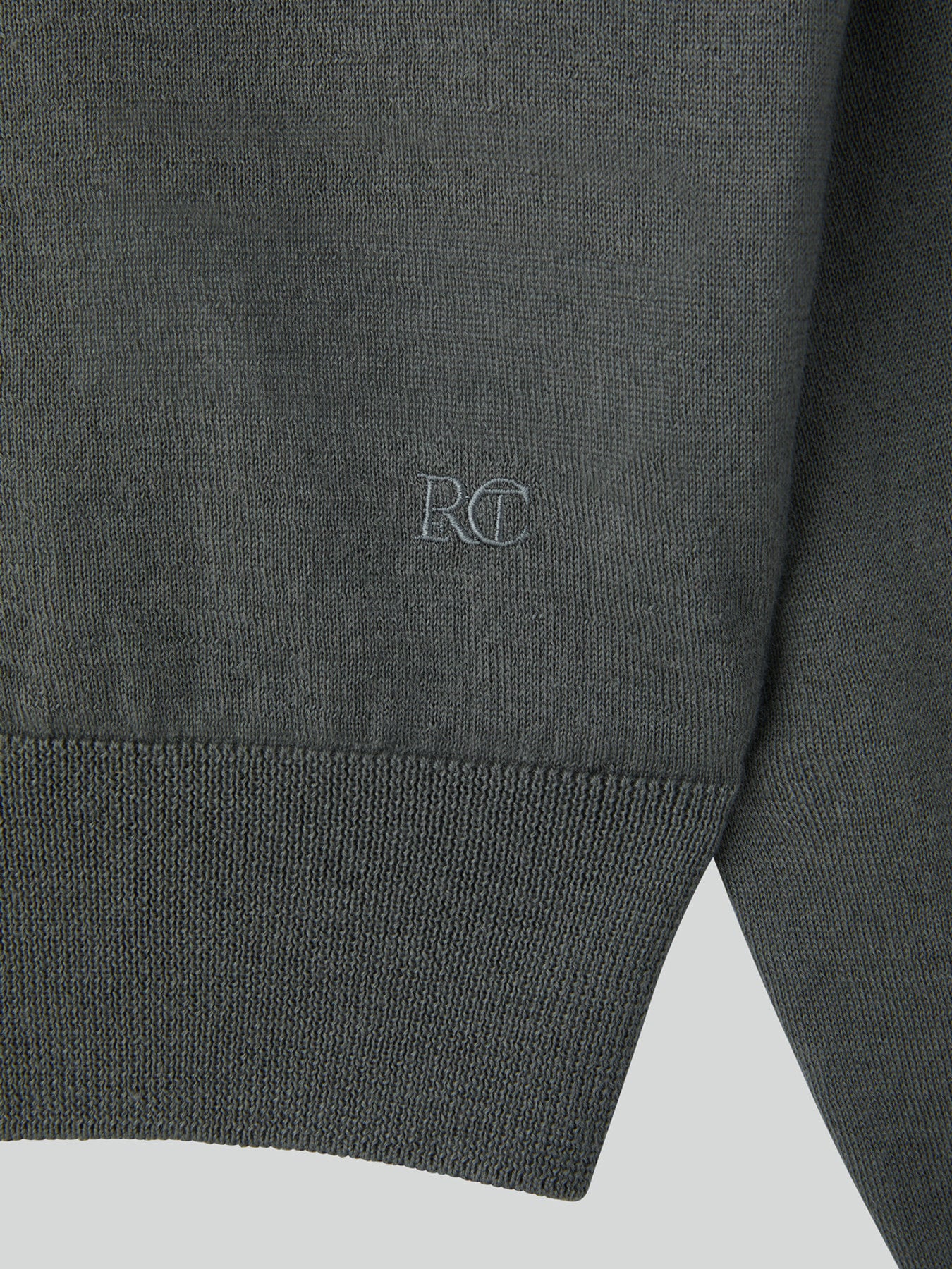 Recto - Silk-Cashmere Knit Cardigan (Midnight Grey) product image 7 | TRAB K-Fashion Australia