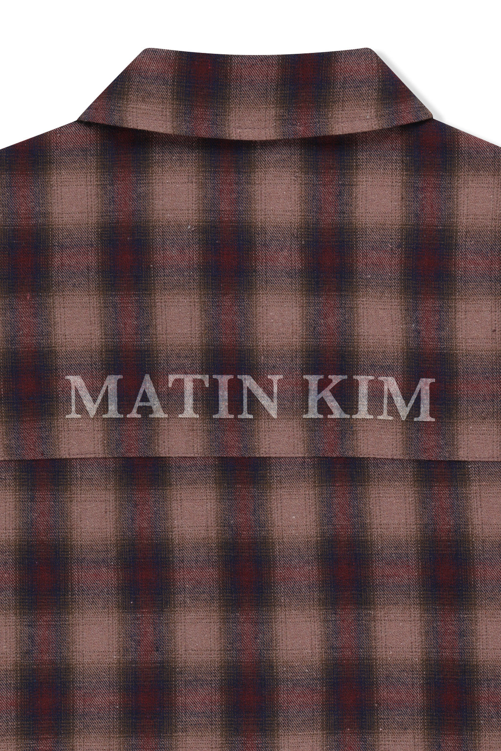 Matin Kim - Paint Effect Flannel Check Shirt (Indian Pink) product image 6 | TRAB K-Fashion Australia
