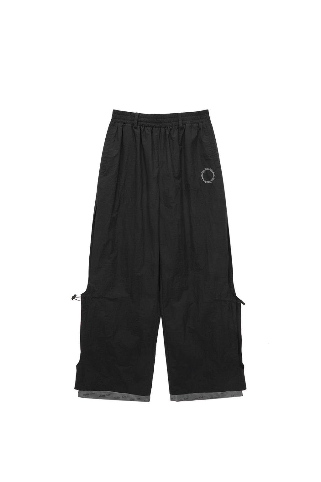 Matin Kim - Side Cut Out Layered Pants (Black) product image 1 | TRAB K-Fashion Australia