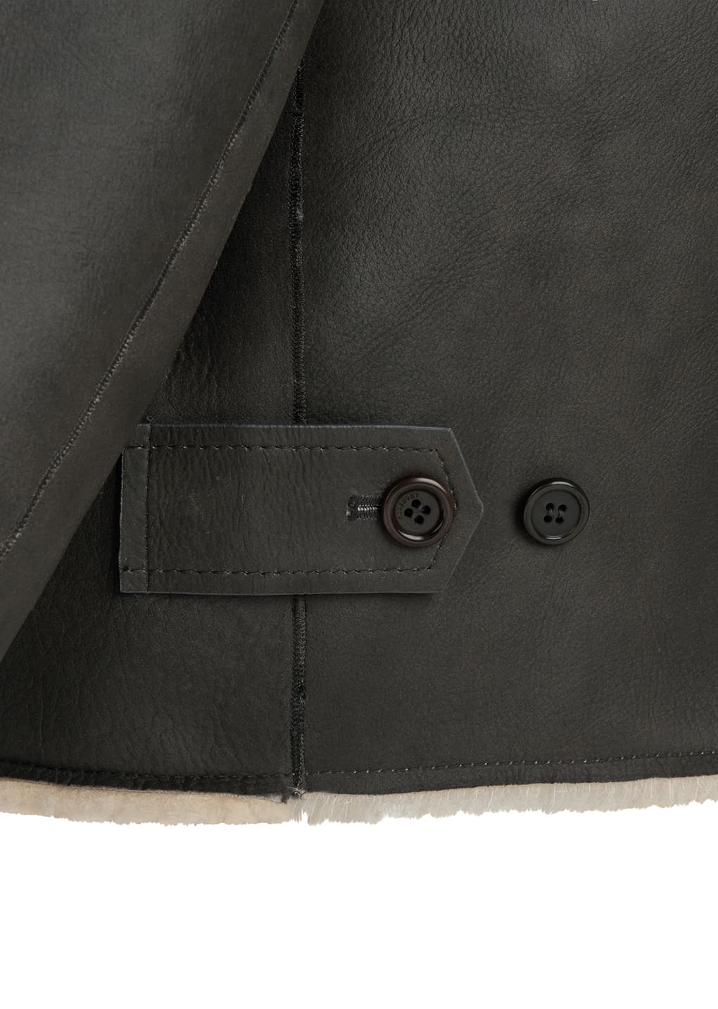 Amomento - [Pre-Order] lambskin shearling jumper (Khaki) product image 16 | TRAB K-Fashion Australia