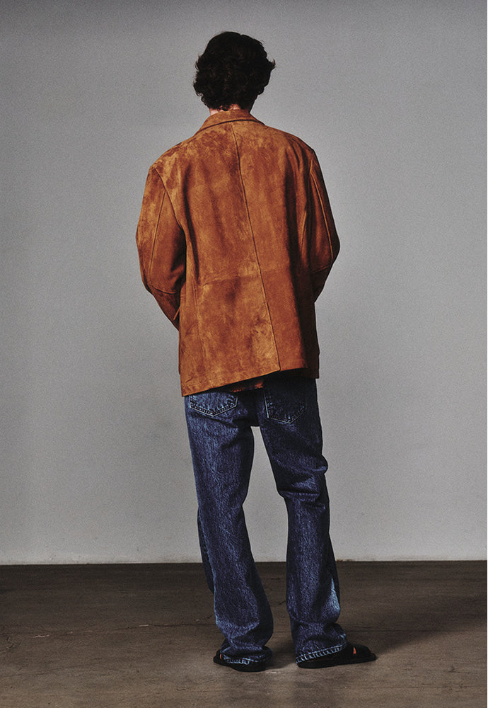 Art if acts - Goat Suede Blazer (Cognac) product image 3 | TRAB K-Fashion Australia